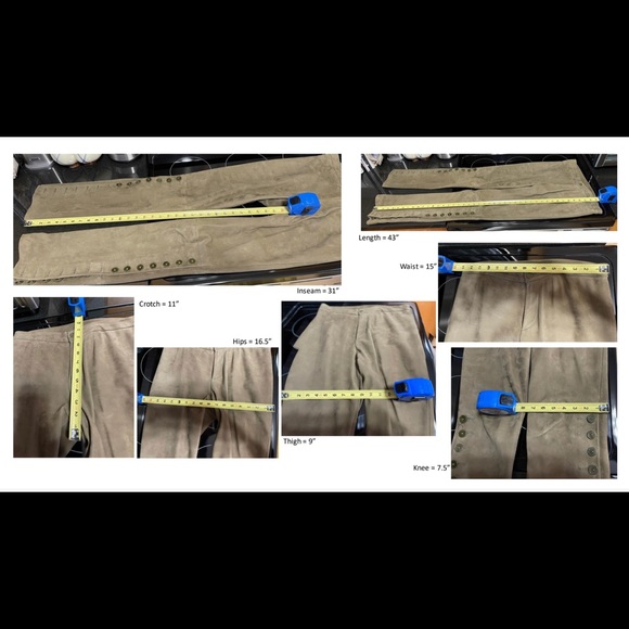 Ralph Lauren Collection (Purple Label) Suede pants - Picture 4 of 4